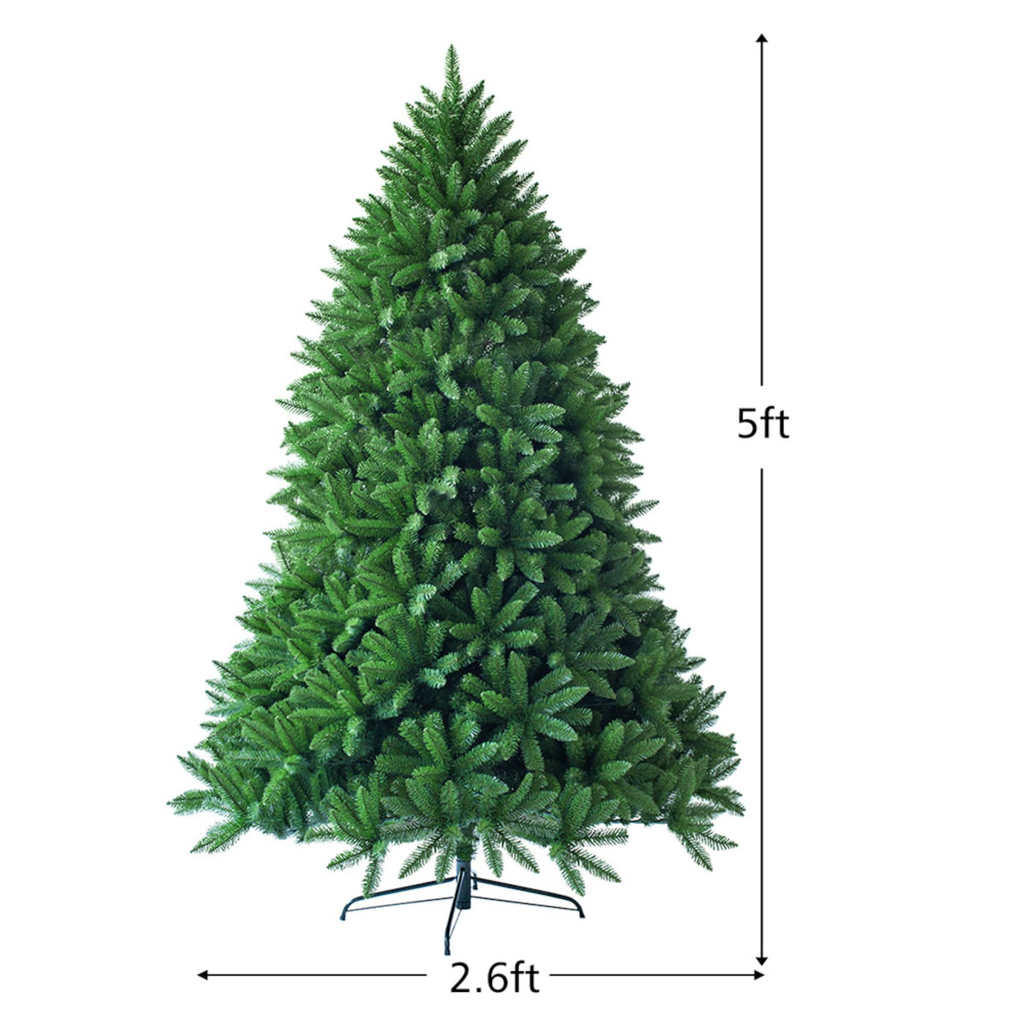 5ft. Unlit Green Pine Artificial Christmas Tree